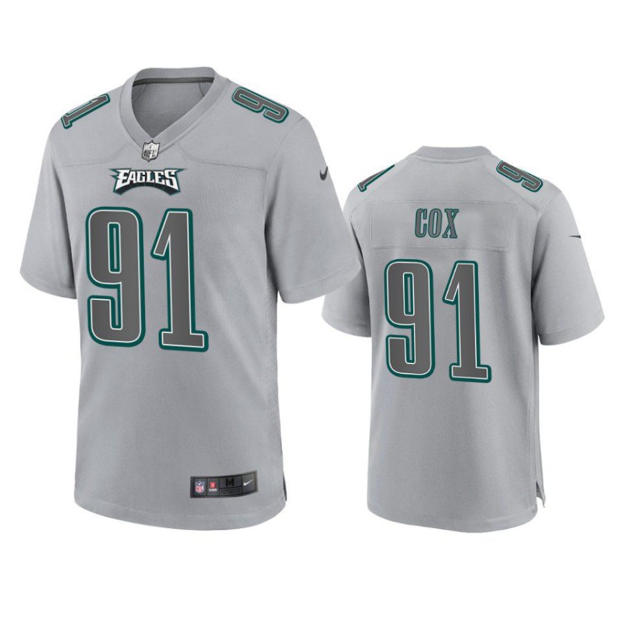 fletcher cox eagles atmosphere fashion game gray jersey