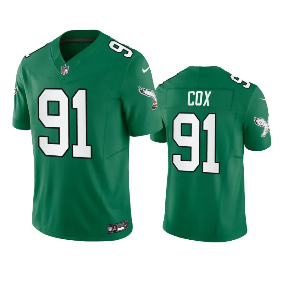 fletcher cox eagles kelly green alternate limited jersey