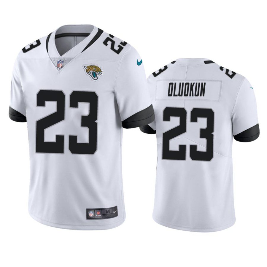 foyesade oluokun jaguars jersey white vapor limited