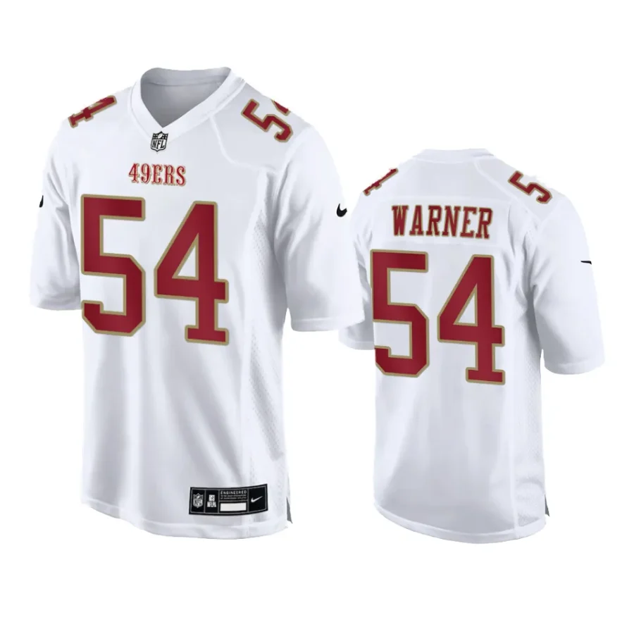 fred warner 49ers tundra white fashion game jersey