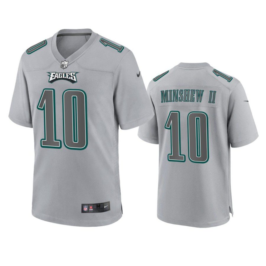 gardner minshew ii eagles atmosphere fashion game gray jersey