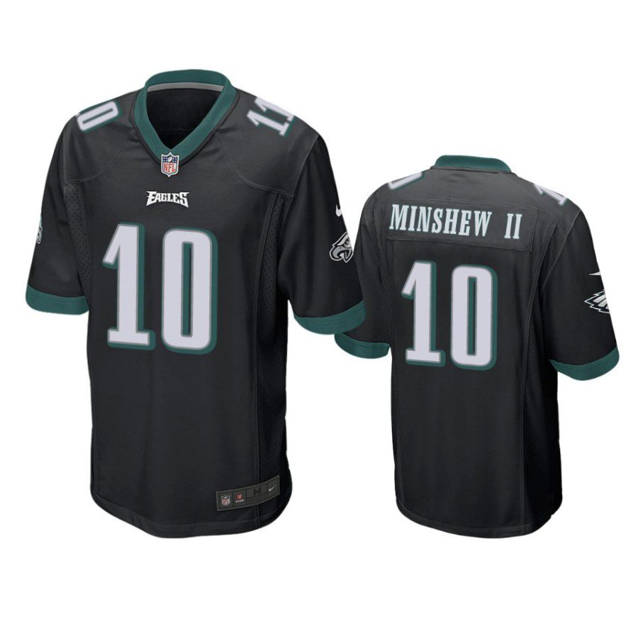 gardner minshew ii eagles black game jersey