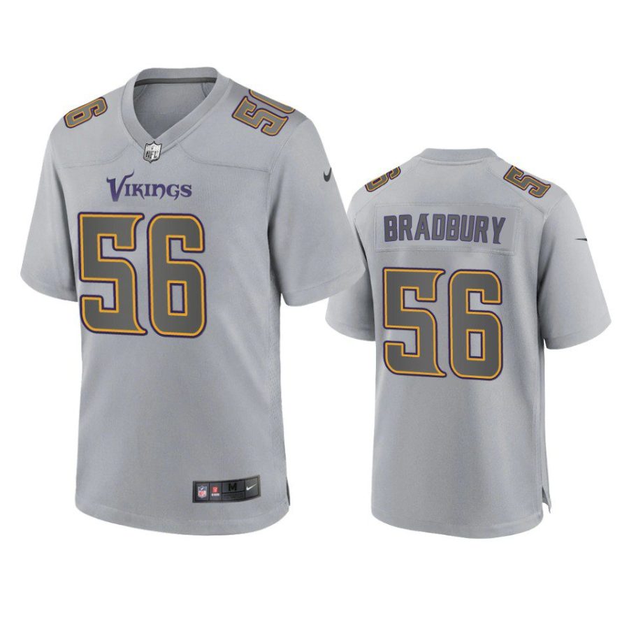 garrett bradbury vikings atmosphere fashion game gray jersey