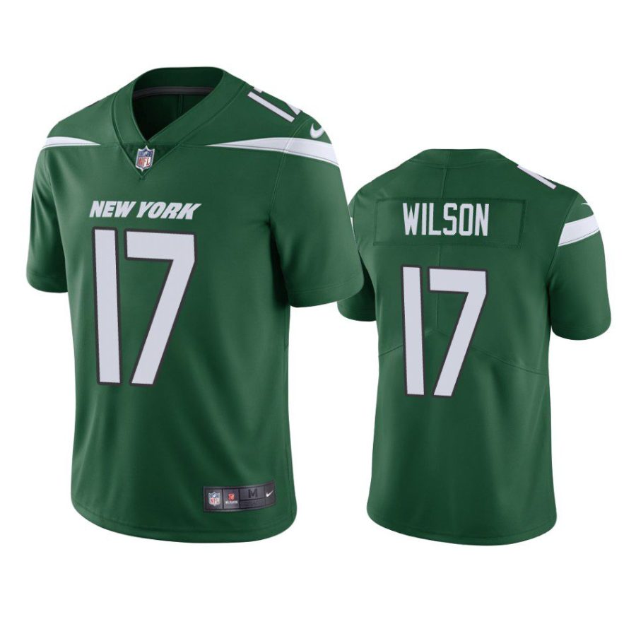 garrett wilson jets green vapor limited jersey