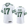 garrett wilson jets legacy game white jersey