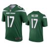 garrett wilson jets legend green jersey