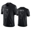 geno smith seahawks black reflective limited jersey