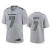 geno smith seahawks gray atmosphere fashion game jersey