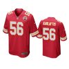 george karlaftis chiefs red game jersey