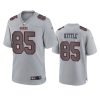 george kittle 49ers gray atmosphere fashion game jersey