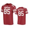 george kittle 49ers scarlet t shirt