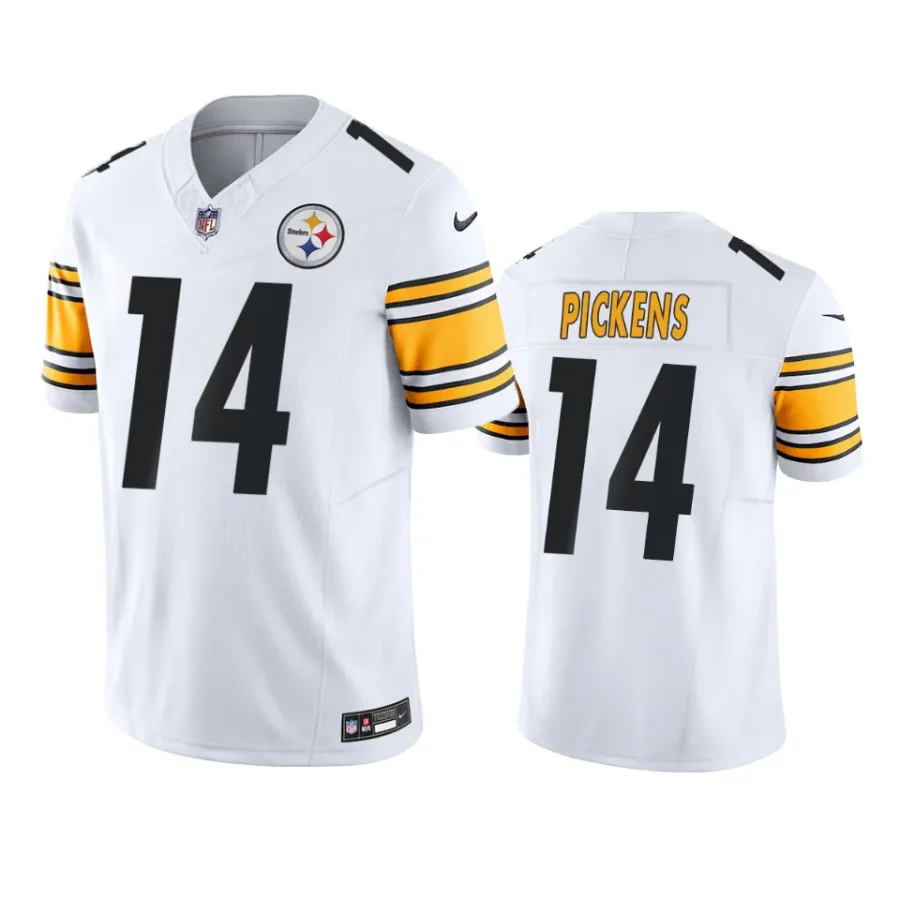 george pickens steelers jersey white limited vapor f.u.s.e