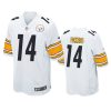 george pickens steelers white game jersey