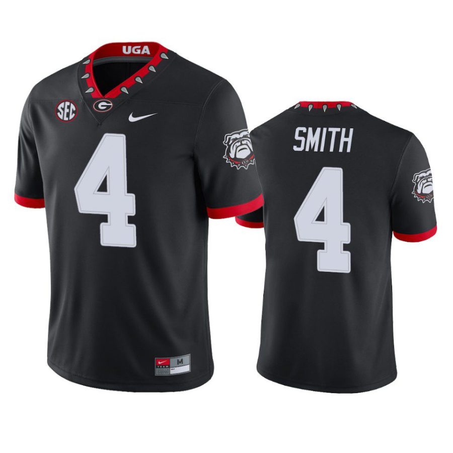 georgia bulldogs nolan smith black game jersey