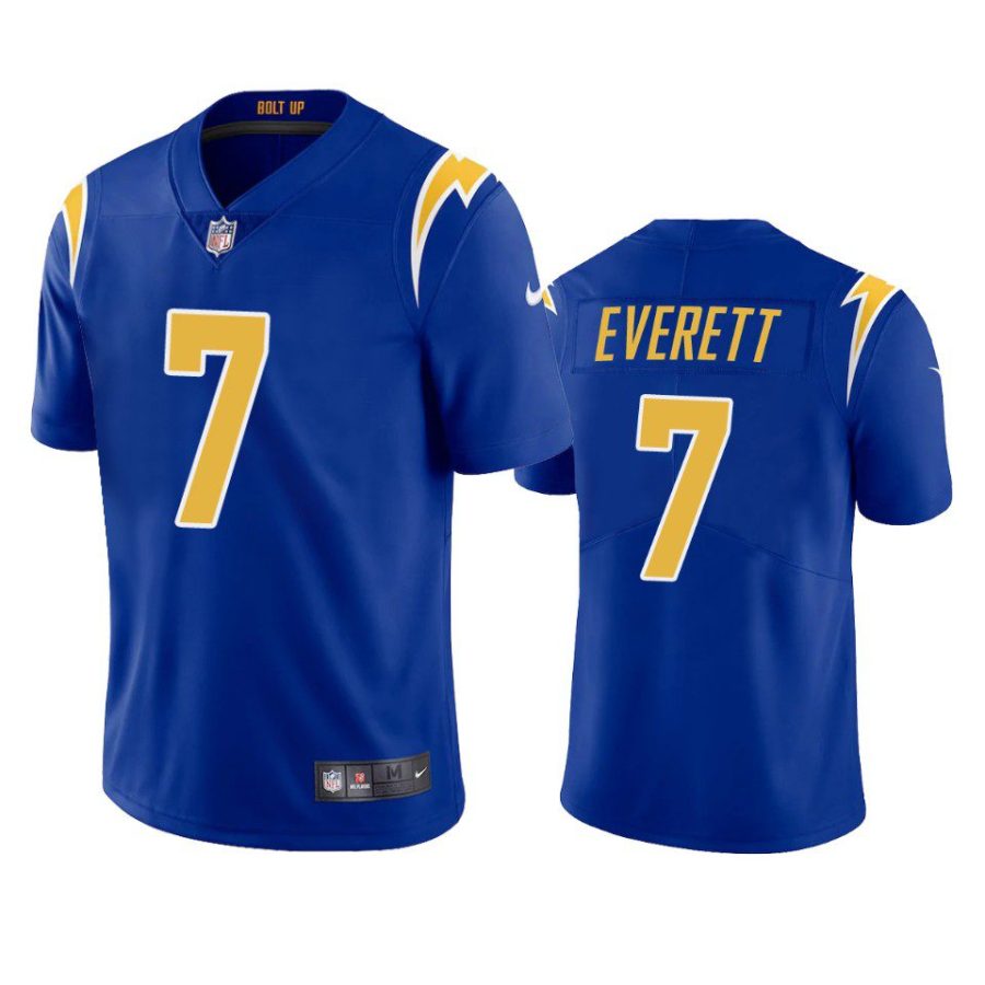 gerald everett chargers jersey royal alternate vapor limited