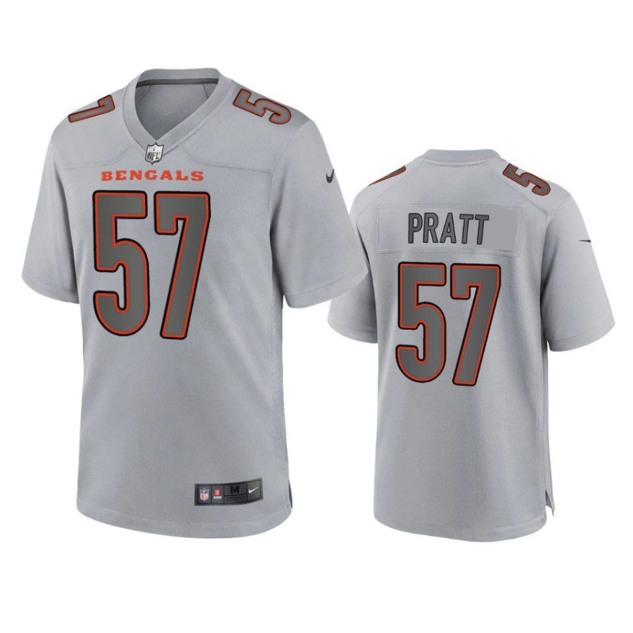 germaine pratt bengals gray atmosphere fashion game jersey