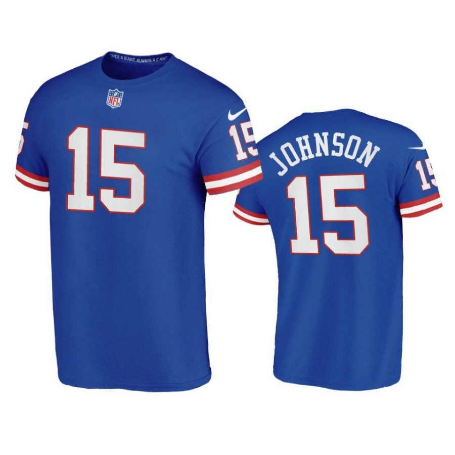 giants collin johnson royal classic t shirt