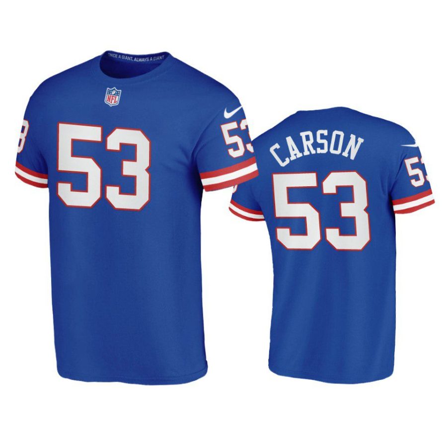 giants harry carson royal classic t shirt