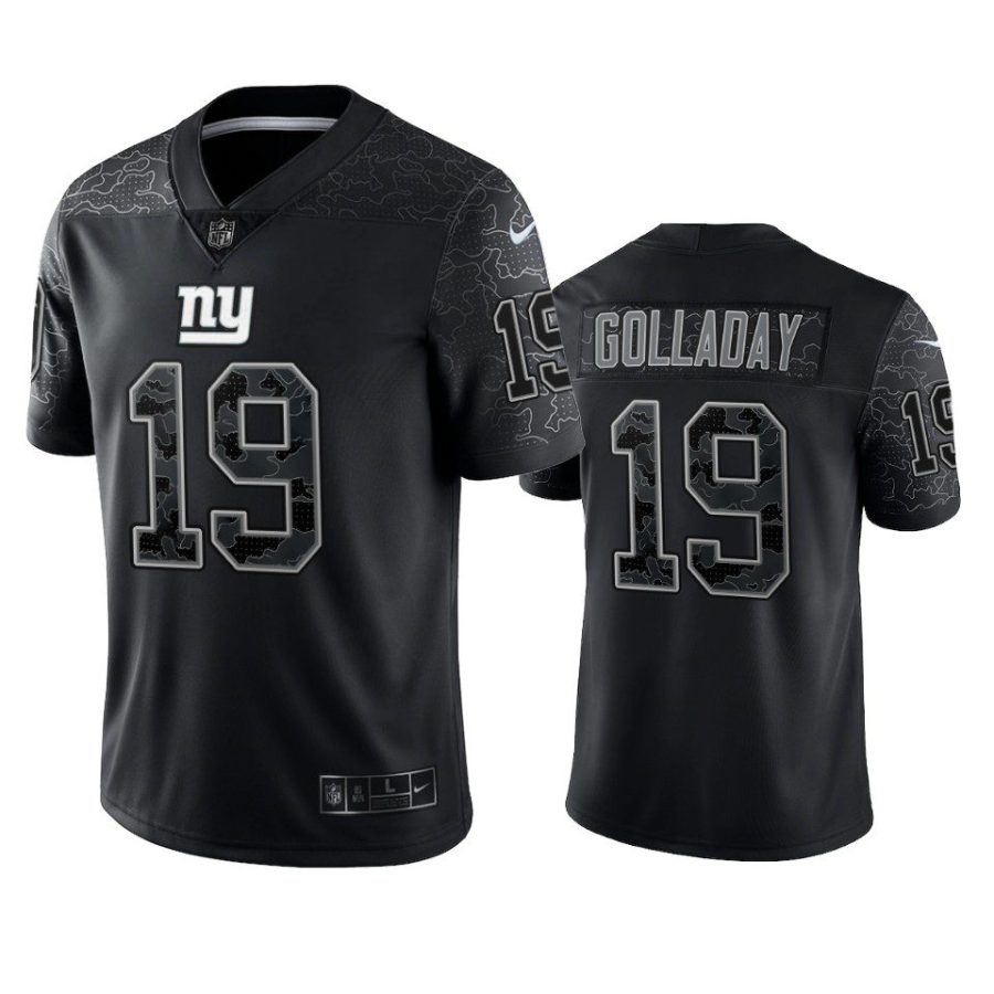 giants kenny golladay black reflective limited jersey