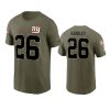 giants saquon barkley olive 2022 salute to service t shirt