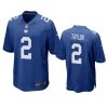 giants tyrod taylor game royal jersey