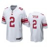 giants tyrod taylor game white jersey