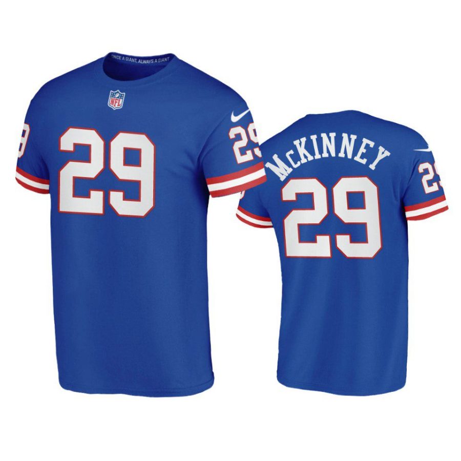 giants xavier mckinney royal classic t shirt