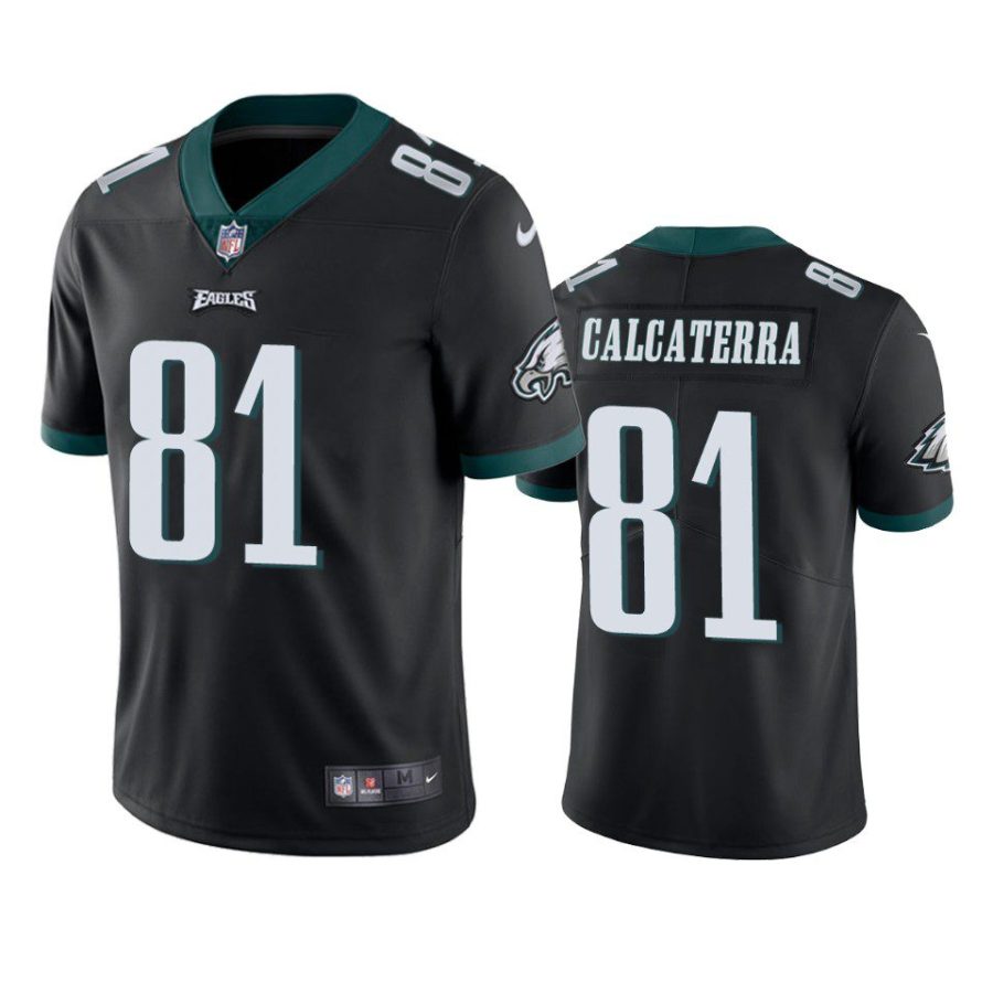 grant calcaterra eagles jersey black vapor limited