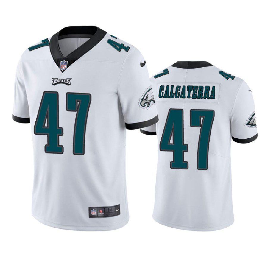 grant calcaterra eagles vapor limited white jersey