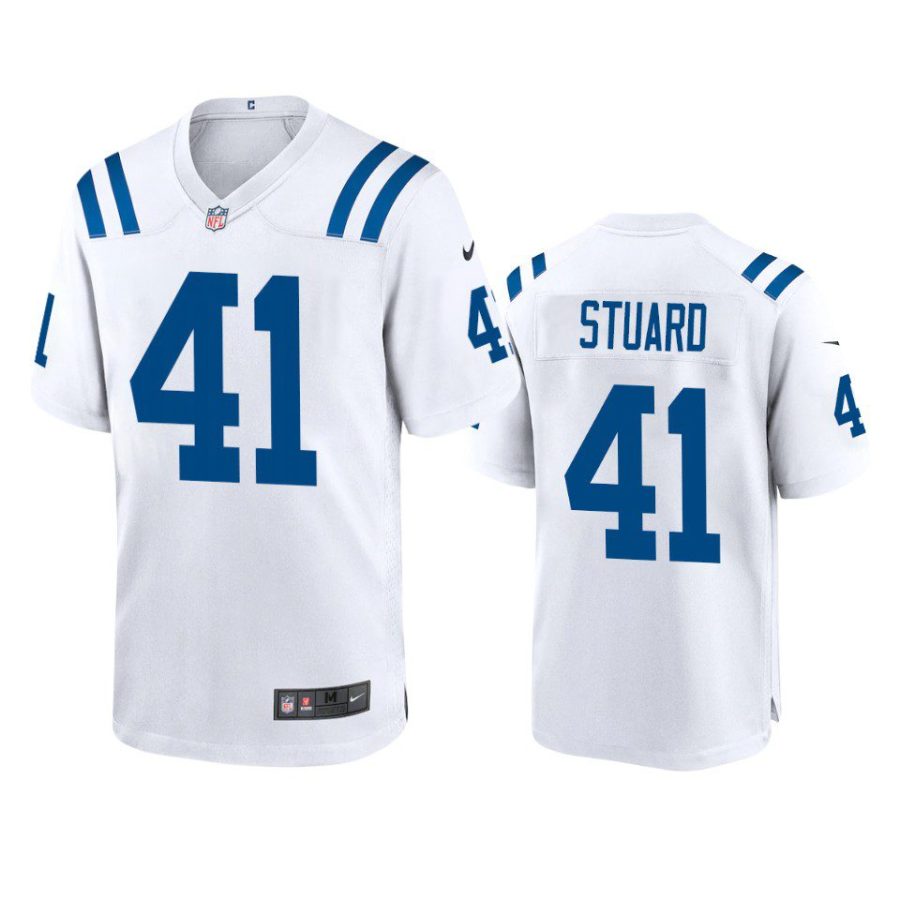 grant stuard colts game white jersey