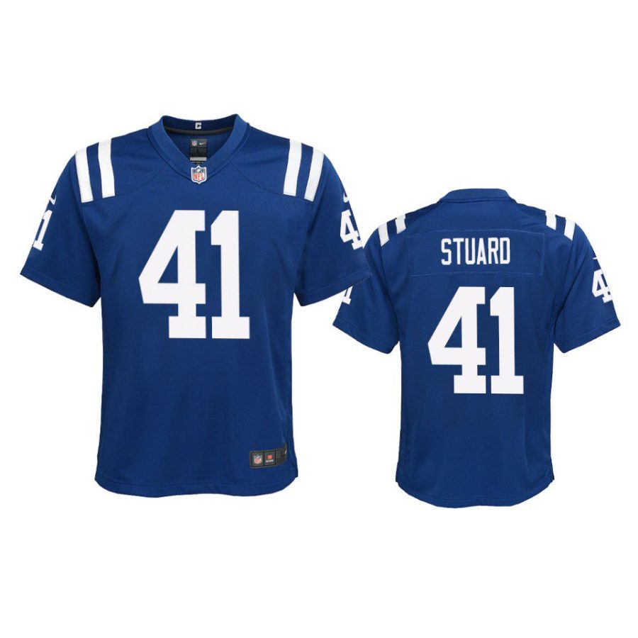 grant stuard game youth royal jersey