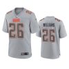 greedy williams browns gray atmosphere fashion game jersey