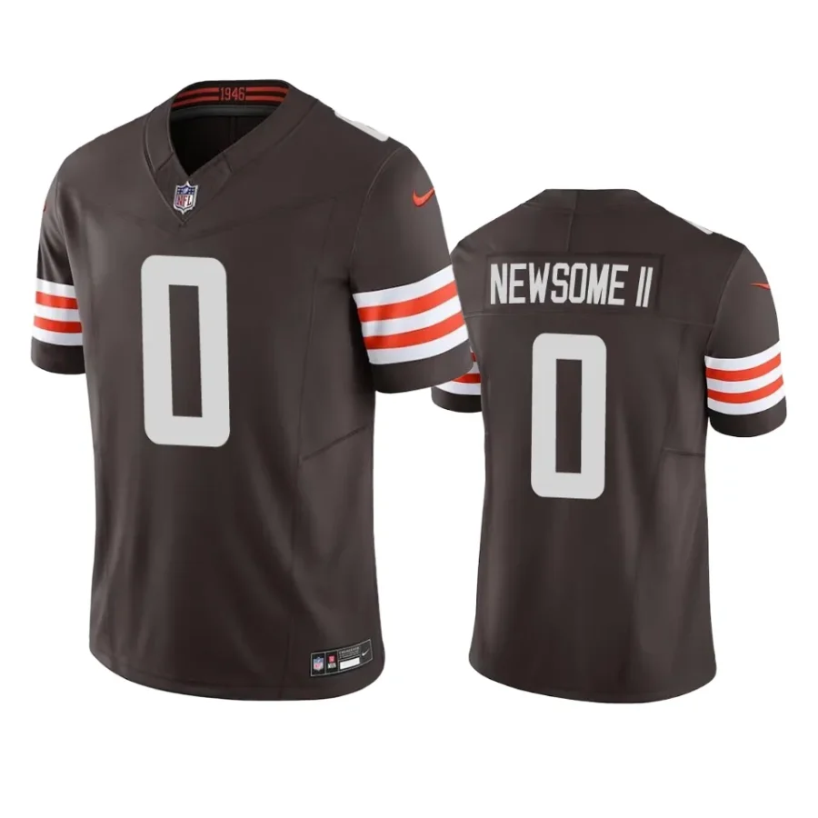 greg newsome ii browns jersey brown vapor f.u.s.e. limited