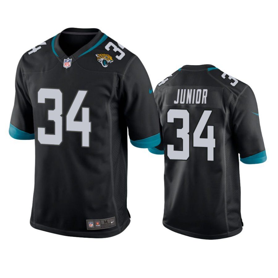 gregory junior jaguars black game jersey