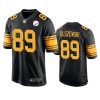 gunner olszewski steelers black alternate game jersey