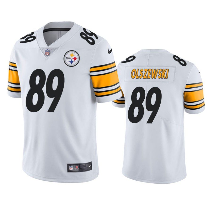 gunner olszewski steelers white vapor jersey