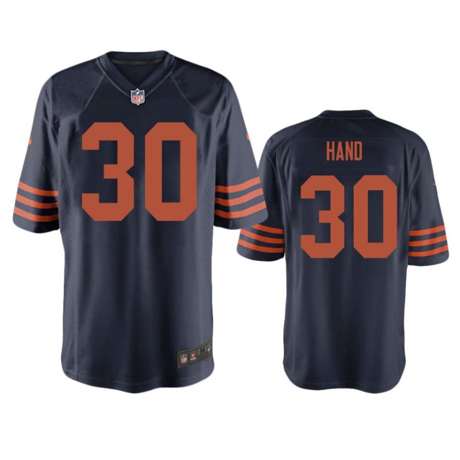 harrison hand bears throwback game navy jersey