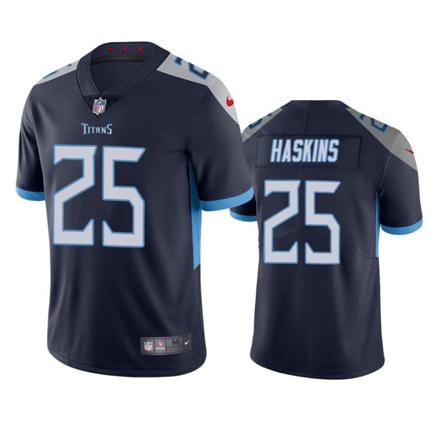 hassan haskins titans jersey navy vapor limited