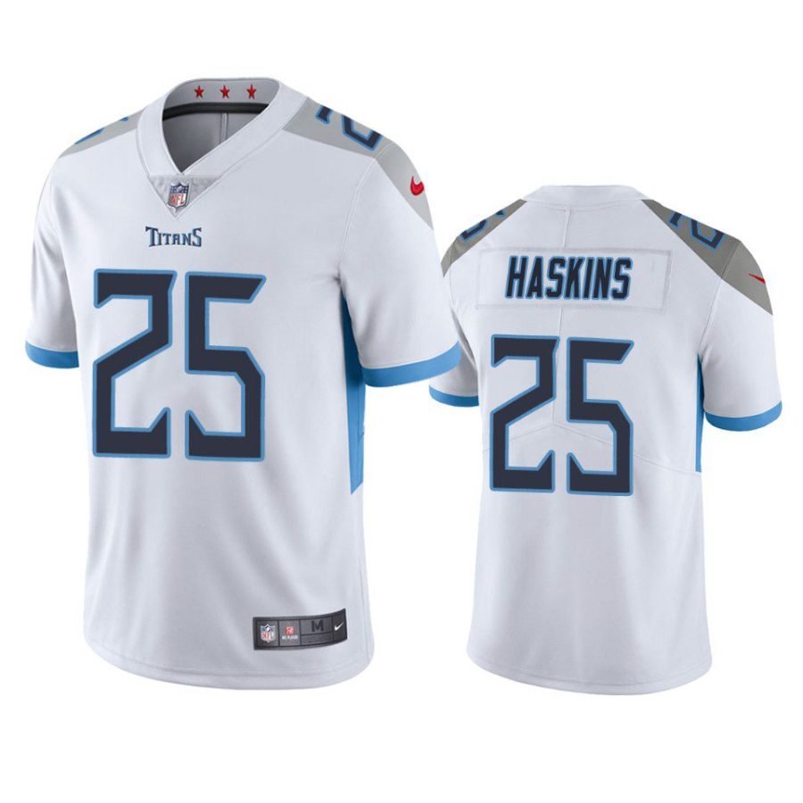 hassan haskins titans jersey white vapor limited