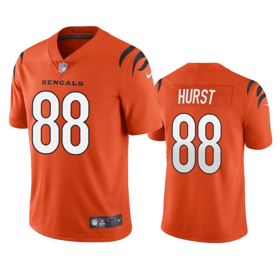 hayden hurst bengals orange vapor jersey