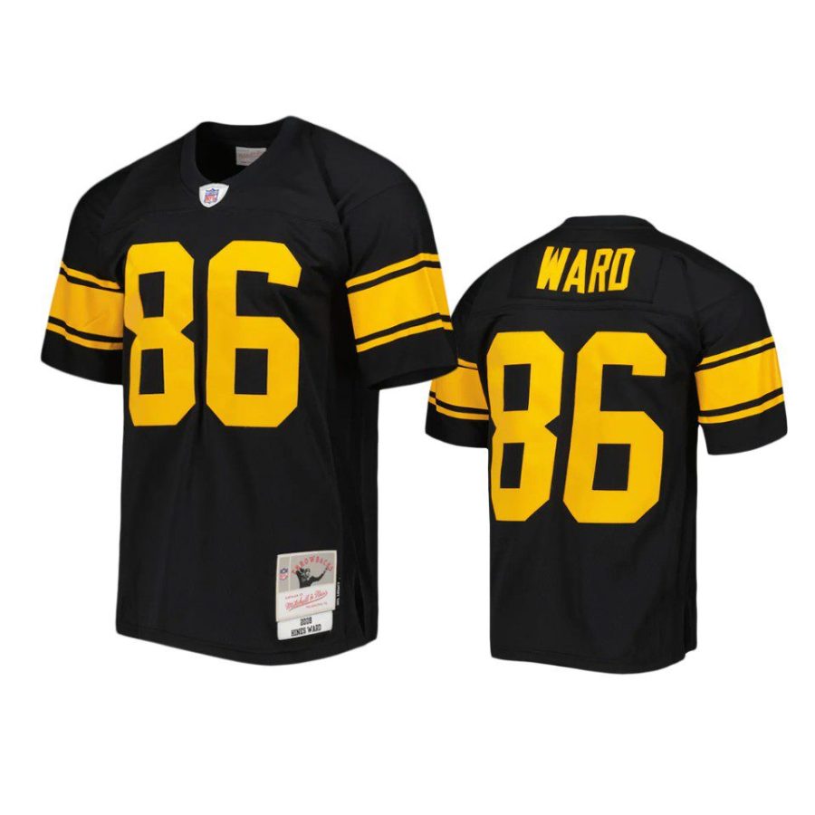 hines ward steelers black legacy replica jersey