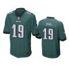 ian book eagles green game jersey