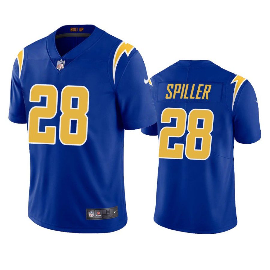 isaiah spiller chargers royal vapor jersey