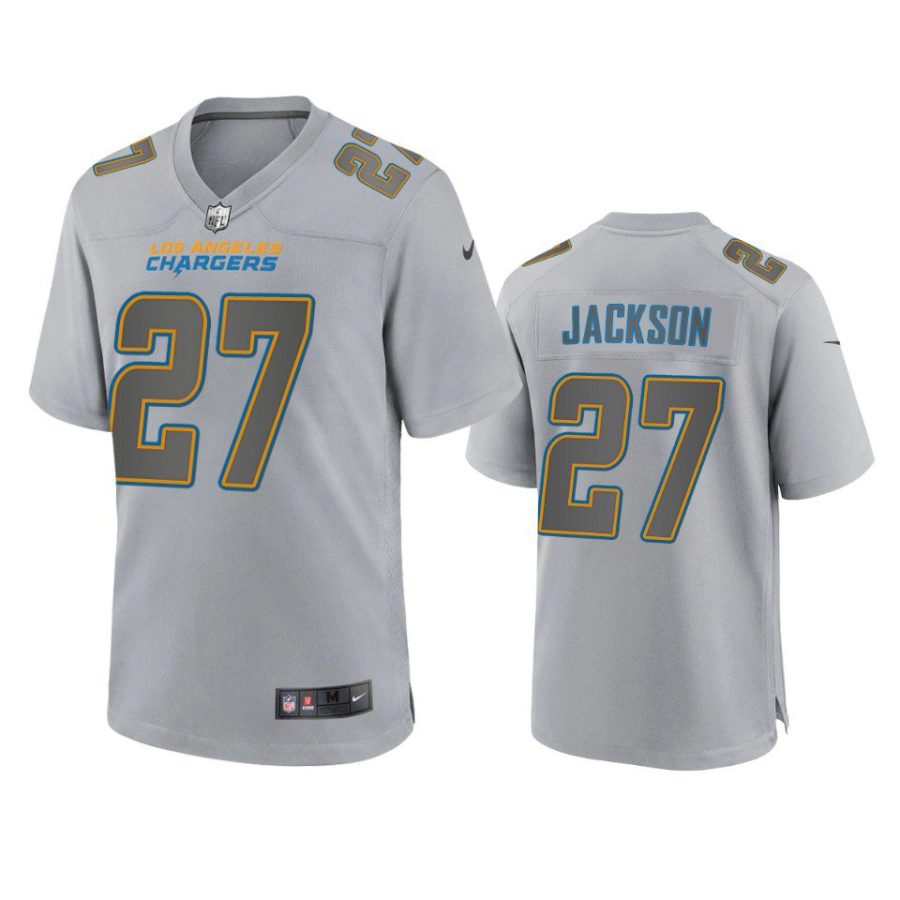 j.c. jackson chargers atmosphere fashion game gray jersey