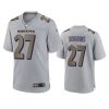 j.k. dobbins ravens atmosphere fashion game gray jersey