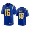 j.k. scott chargers royal alternate game jersey