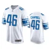 jack campbell lions white game jersey