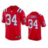 jack jones patriots alternate game red jersey