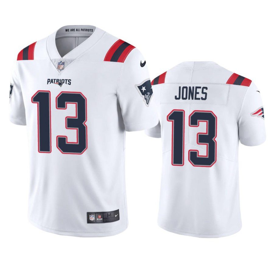 jack jones patriots jersey white vapor limited