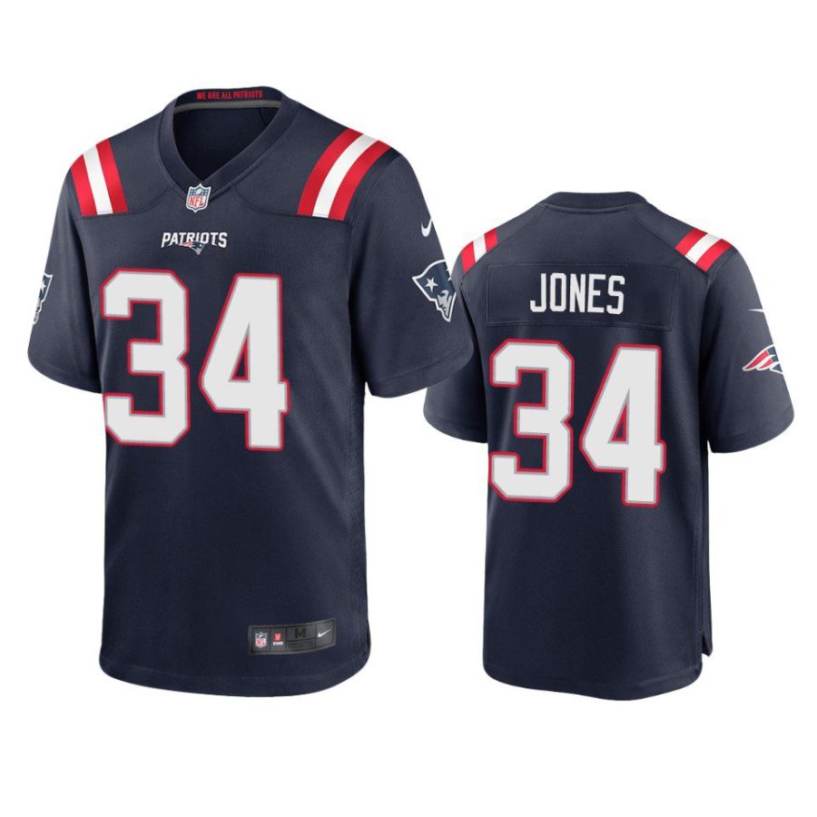 jack jones patriots navy game jersey